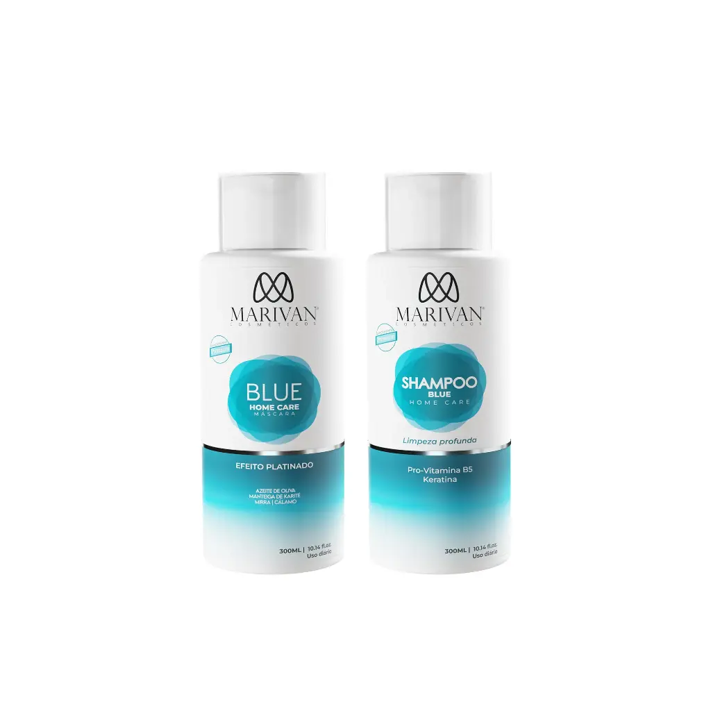 Marivan Blue Shampoo & Toner Hc Kit