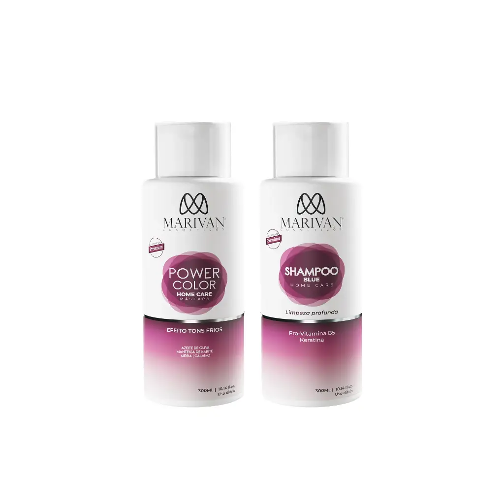 Marivan Power Color Shampoo & Toner HC Kit