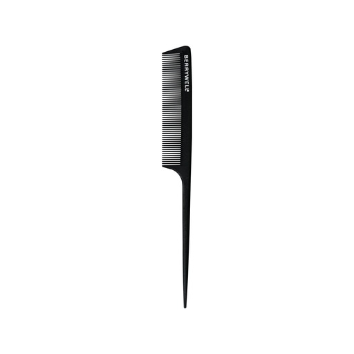 [4011669318234] Berrywell Carbon Tail Comb 21.3cm